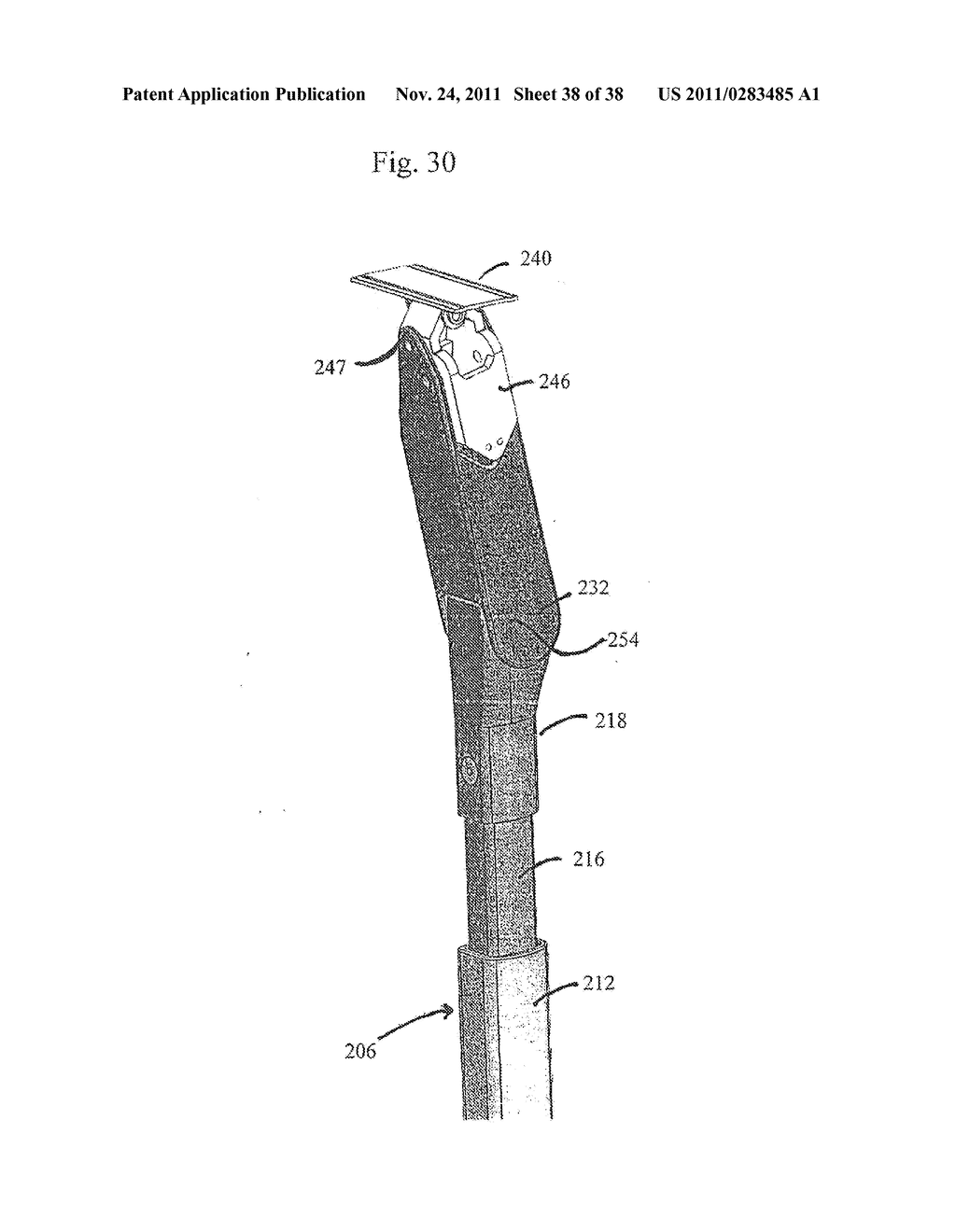 CORDLESS BLIND SYSTEMS HAVING CORD ENCLOSURES WITH A SWIVEL FEATURE AND     METHODS OF ASSEMBLING SUCH CORD ENCLOSURES - diagram, schematic, and image 39