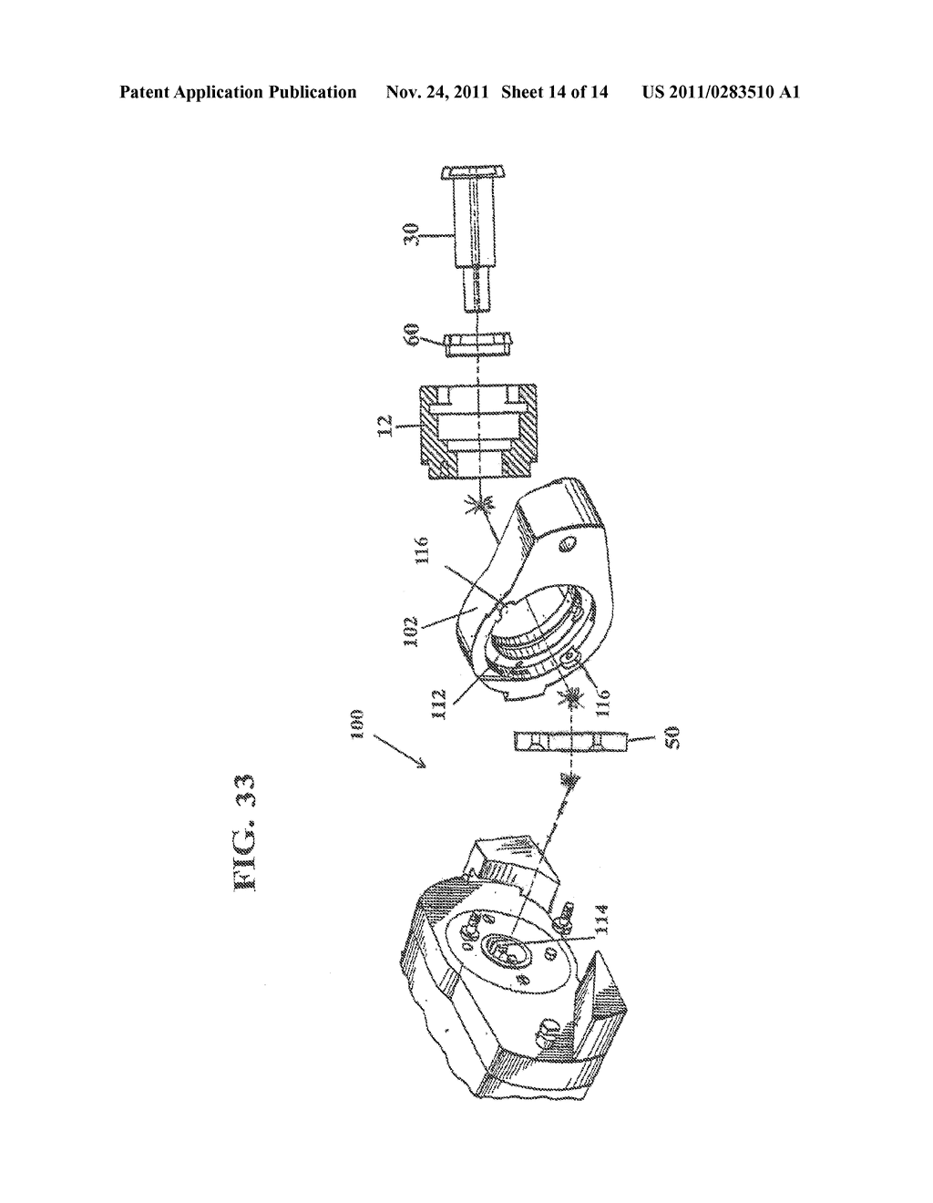 METHOD OF LOCKING A SYRINGE TO AN INJECTOR - diagram, schematic, and image 15