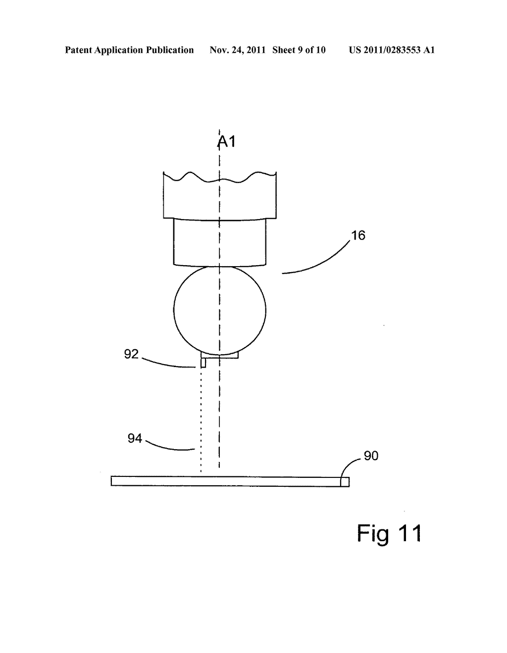 Method for scanning the surface of a workpiece - diagram, schematic, and image 10