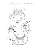 TUBE-LIKE ADVERTISING DEVICE THAT IS FIXED BETWEEN TWO STRUCTURAL MEMBERS     AND INCLUDES A CLEAR OUTER MEMBER diagram and image