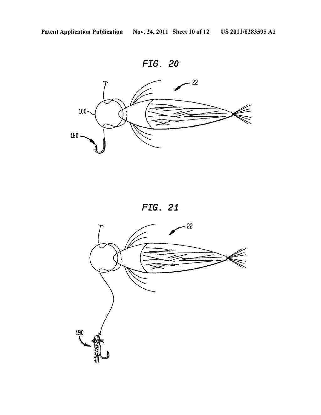 FISHING FLY  AND METHOD OF FLY FISHING - diagram, schematic, and image 11