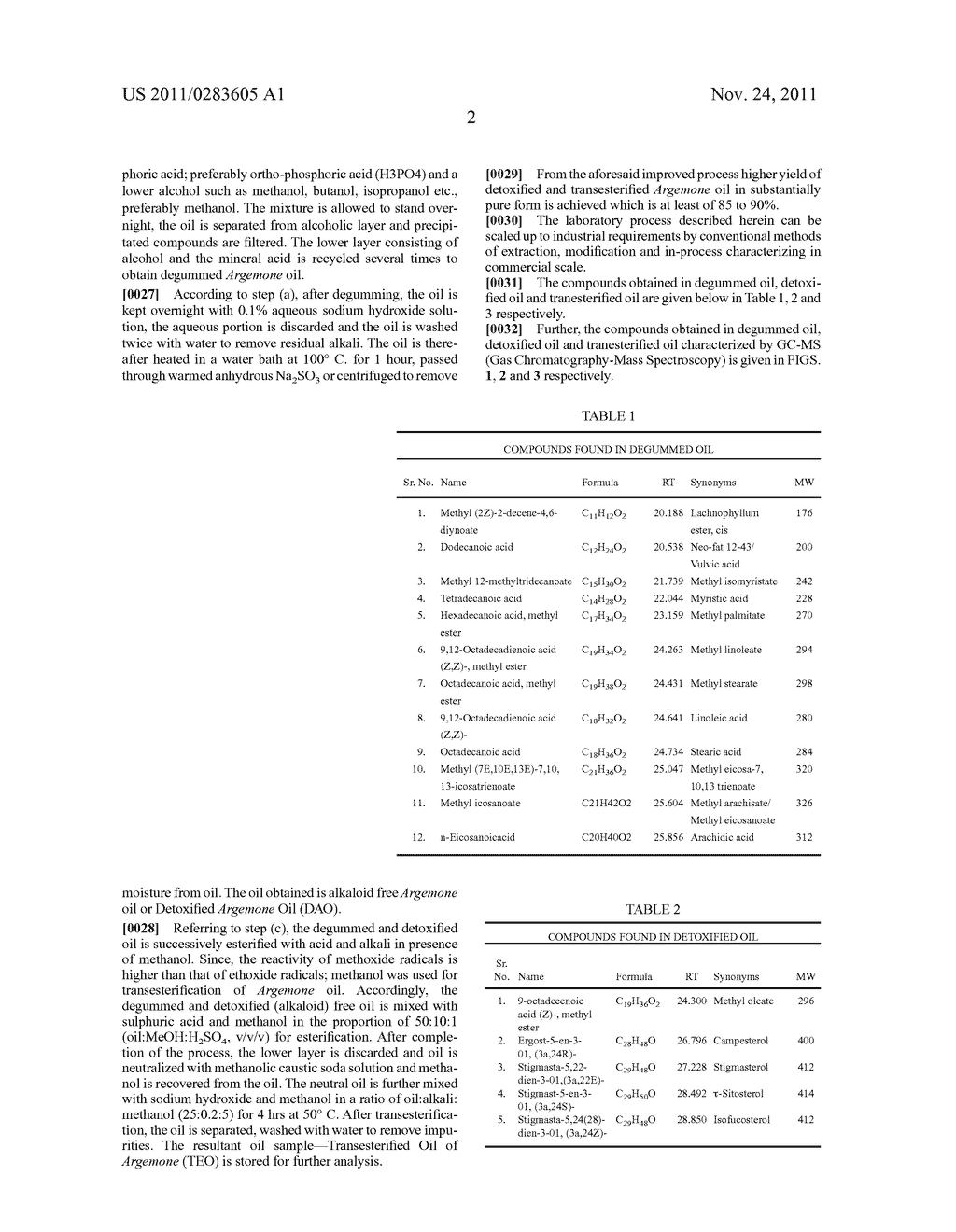 DETOXIFIED AND TRANSESTERIFIED ARGEMONE OIL AS BIO-ADDITIVE - diagram, schematic, and image 08