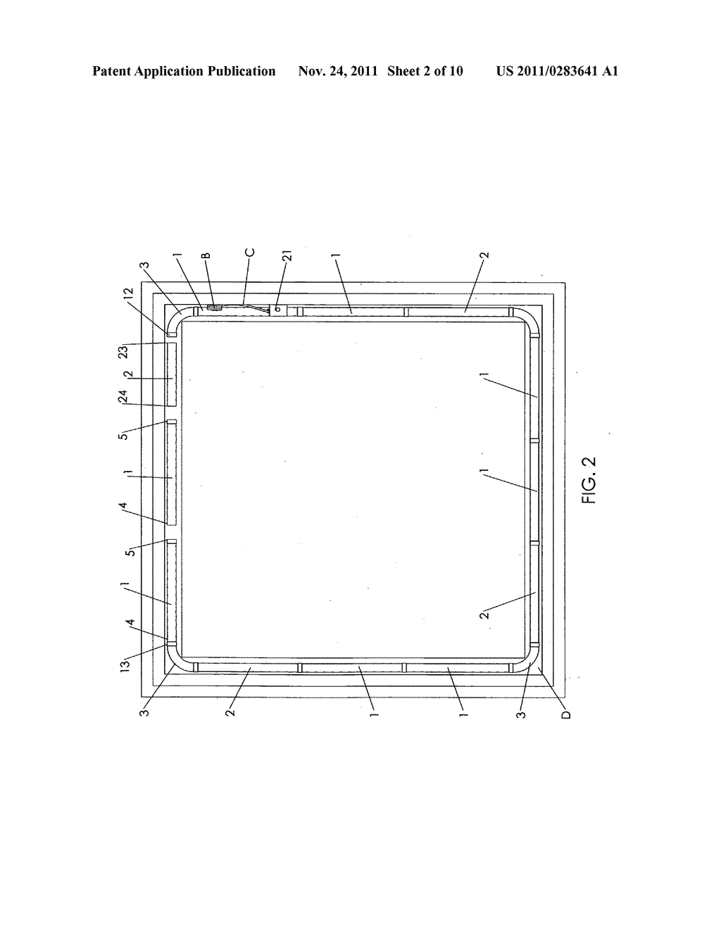 Subflooring water and radon gas channeling system - diagram, schematic, and image 03