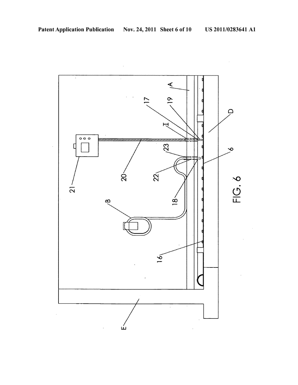 Subflooring water and radon gas channeling system - diagram, schematic, and image 07