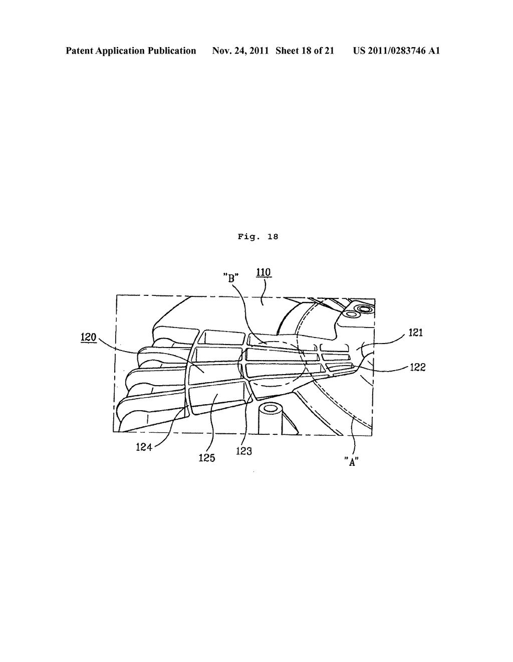 TUB HAVING STRUCTUALLY STRENGTHENED REAR WALL AND WASHING MACHINE WITH THE     SAME THEREIN - diagram, schematic, and image 19