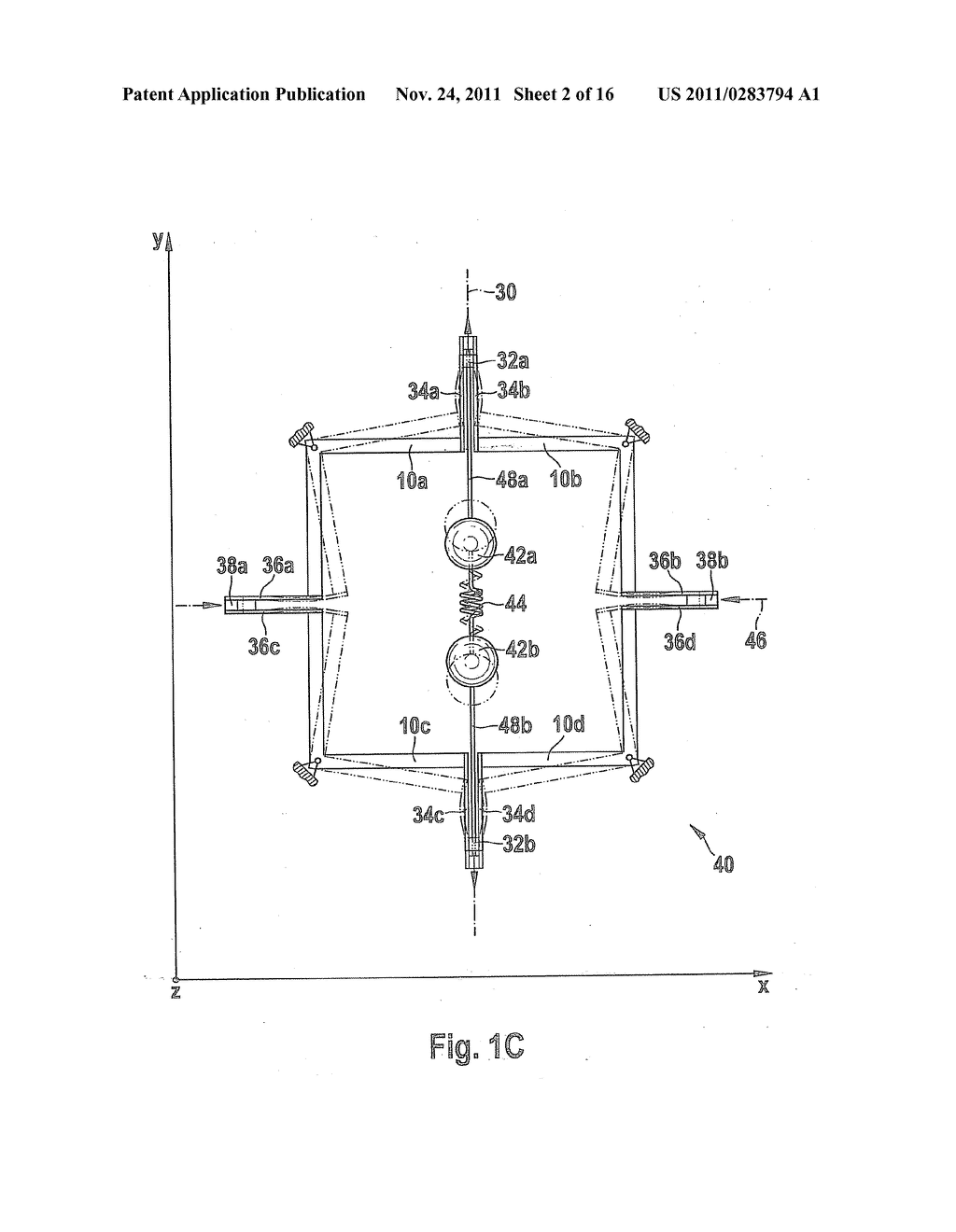 COUPLING STRUCTURE FOR A YAW RATE SENSOR DEVICE, YAW RATE SENSOR DEVICE,     AND METHOD FOR THE PRODUCTION THEREOF - diagram, schematic, and image 03