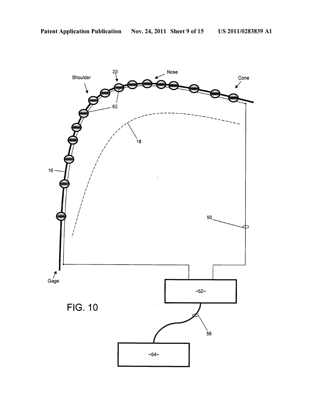 METHOD OF MONITORING WEAR OF ROCK BIT CUTTERS - diagram, schematic, and image 10