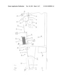 Device for cutting to length and feeding spine strips for a case maker diagram and image