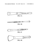 Fairweather faces professional (travel size, color-coded,     multi-functional) make-up brushes with face chart Fairweather faces mini     (color-coded, multi-functional) make-up brushes with face chart     Fairweather faces face chart diagram and image