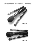 Fairweather faces professional (travel size, color-coded,     multi-functional) make-up brushes with face chart Fairweather faces mini     (color-coded, multi-functional) make-up brushes with face chart     Fairweather faces face chart diagram and image