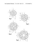 ASSEMBLY OF TWISTED INSULATED ELECTRIC WIRES diagram and image