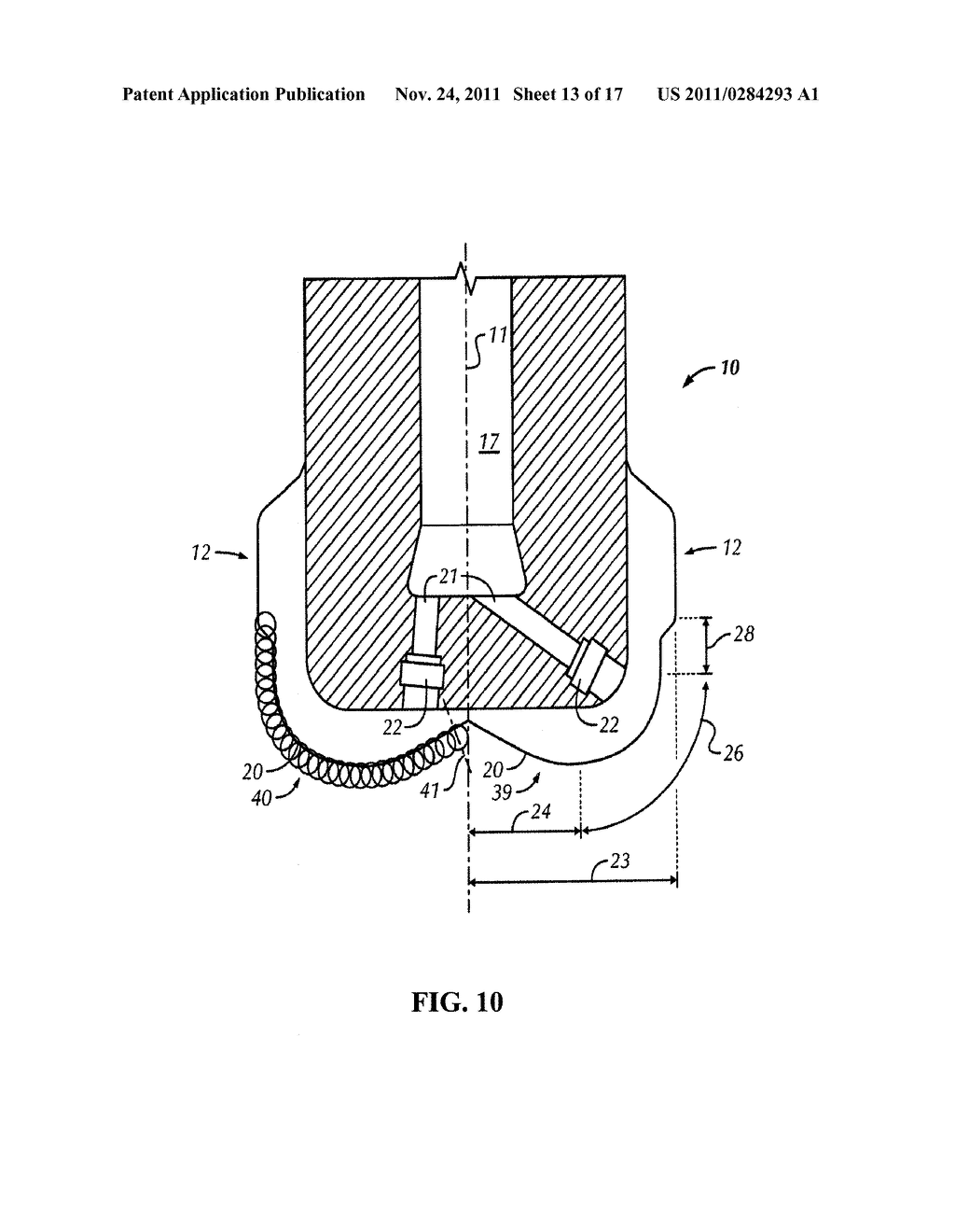 ROLLING CUTTER BIT DESIGN - diagram, schematic, and image 14