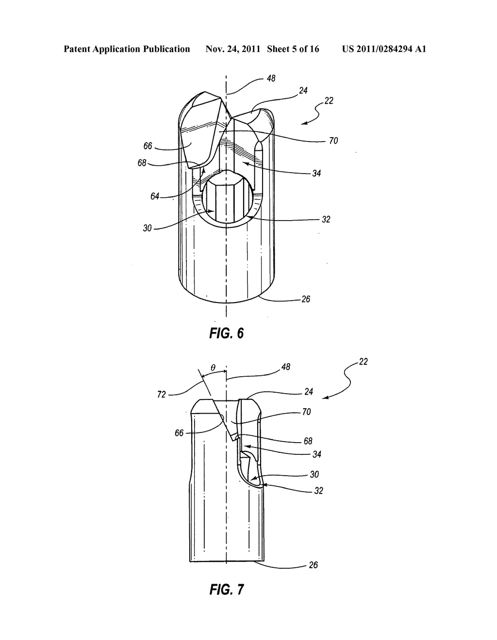 ROTATIONAL DRILL BITS AND DRILLING APPARATUSES INCLUDING THE SAME - diagram, schematic, and image 06