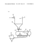 PROCESS AND DEVICE FOR SEPARATING OFF SOLID PARTICLES FROM A WATER PHASE diagram and image