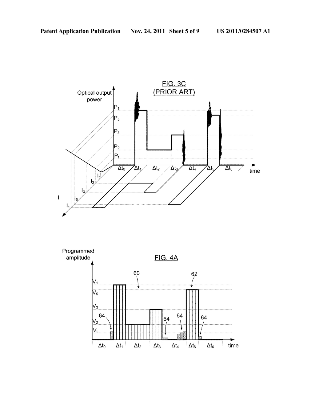 METHOD FOR STABLIZING AN OUTPUT OF A PULSED LASER SYSTEM USING PULSE     SHAPING - diagram, schematic, and image 06