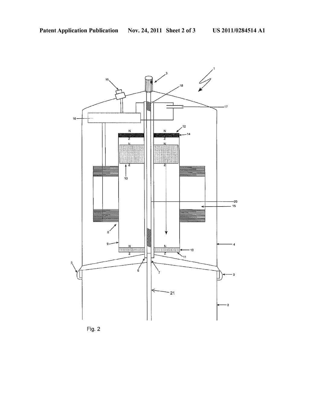 METHOD TO PROVIDE A HEATED FLUID FROM A FLUID CONTAINER AND HEATING DEVICE     FOR COOPERATION WITH A FLUID CONTAINER - diagram, schematic, and image 03