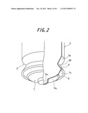 SYNTHETIC RESIN CONTAINER HAVING INVERTED, FOLDED BACK BOTTOM WALL diagram and image