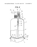 SYNTHETIC RESIN CONTAINER HAVING INVERTED, FOLDED BACK BOTTOM WALL diagram and image