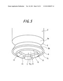 SYNTHETIC RESIN CONTAINER HAVING INVERTED, FOLDED BACK BOTTOM WALL diagram and image