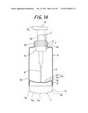 SYNTHETIC RESIN CONTAINER HAVING INVERTED, FOLDED BACK BOTTOM WALL diagram and image