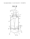 SYNTHETIC RESIN CONTAINER HAVING INVERTED, FOLDED BACK BOTTOM WALL diagram and image