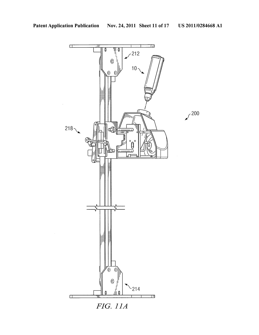 GANTRY TOWER SPRAYING SYSTEM WITH RECEPTACLE ASSEMBLY - diagram, schematic, and image 12