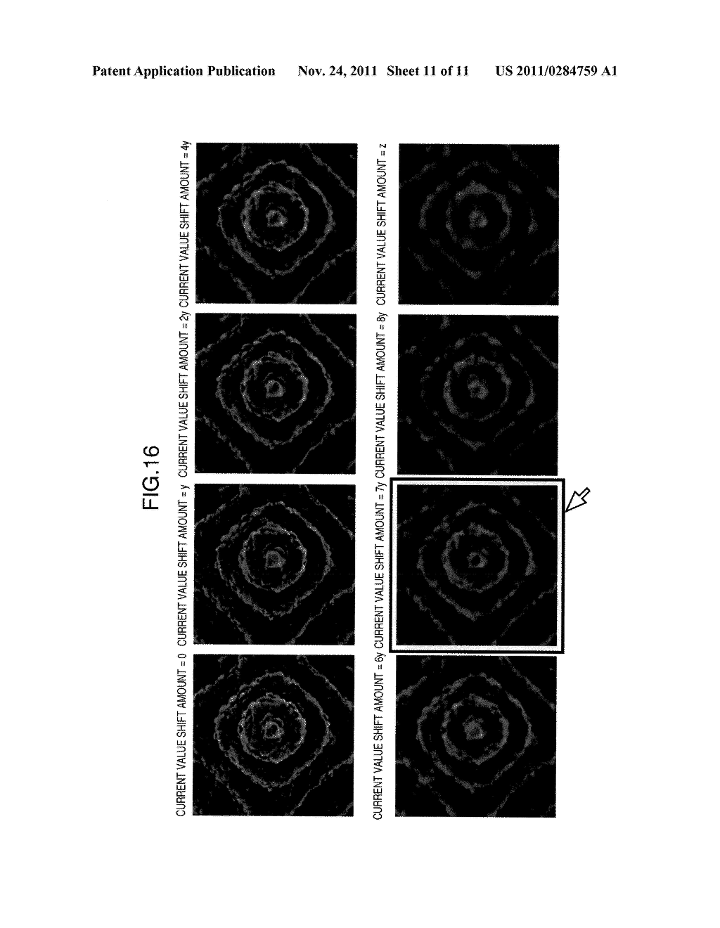 METHOD FOR ADJUSTING OPTICAL AXIS OF CHARGED PARTICLE RADIATION AND     CHARGED PARTICLE RADIATION DEVICE - diagram, schematic, and image 12