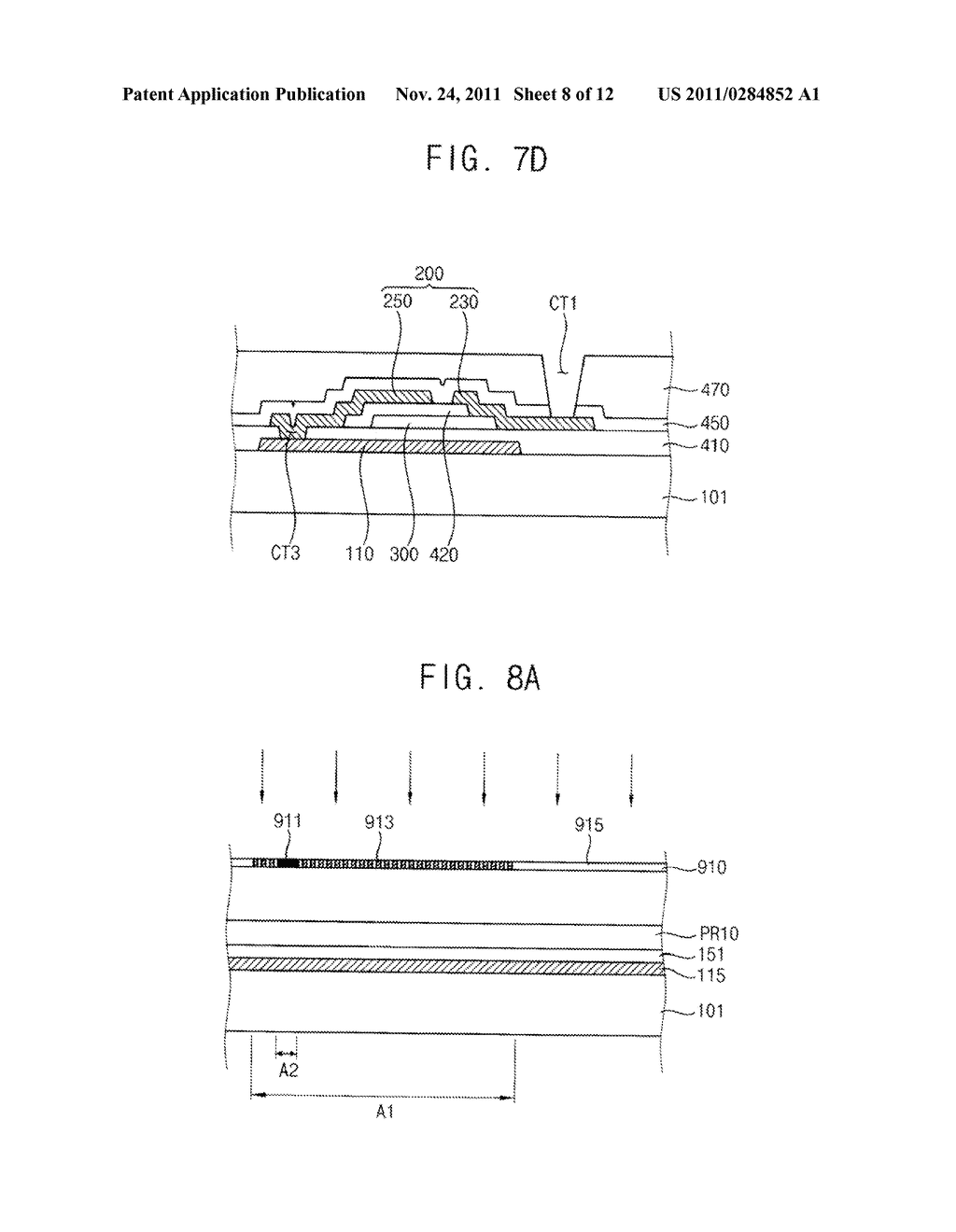 THIN-FILM TRANSISTOR, ARRAY SUBSTRATE HAVING THE SAME AND METHOD OF     MANUFACTURING THE SAME - diagram, schematic, and image 09