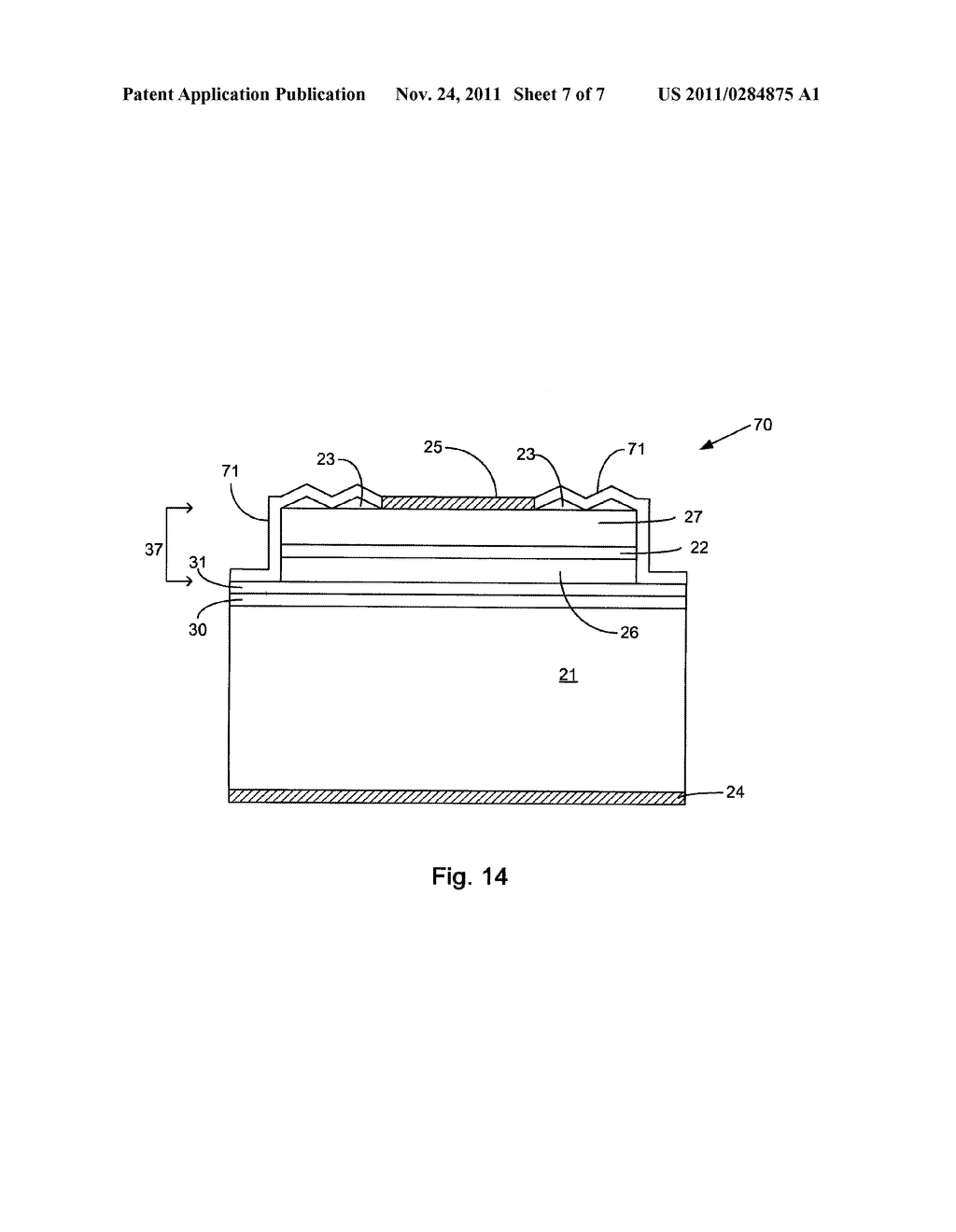 HIGH EFFICIENCY GROUP III NITRIDE LED WITH LENTICULAR SURFACE - diagram, schematic, and image 08