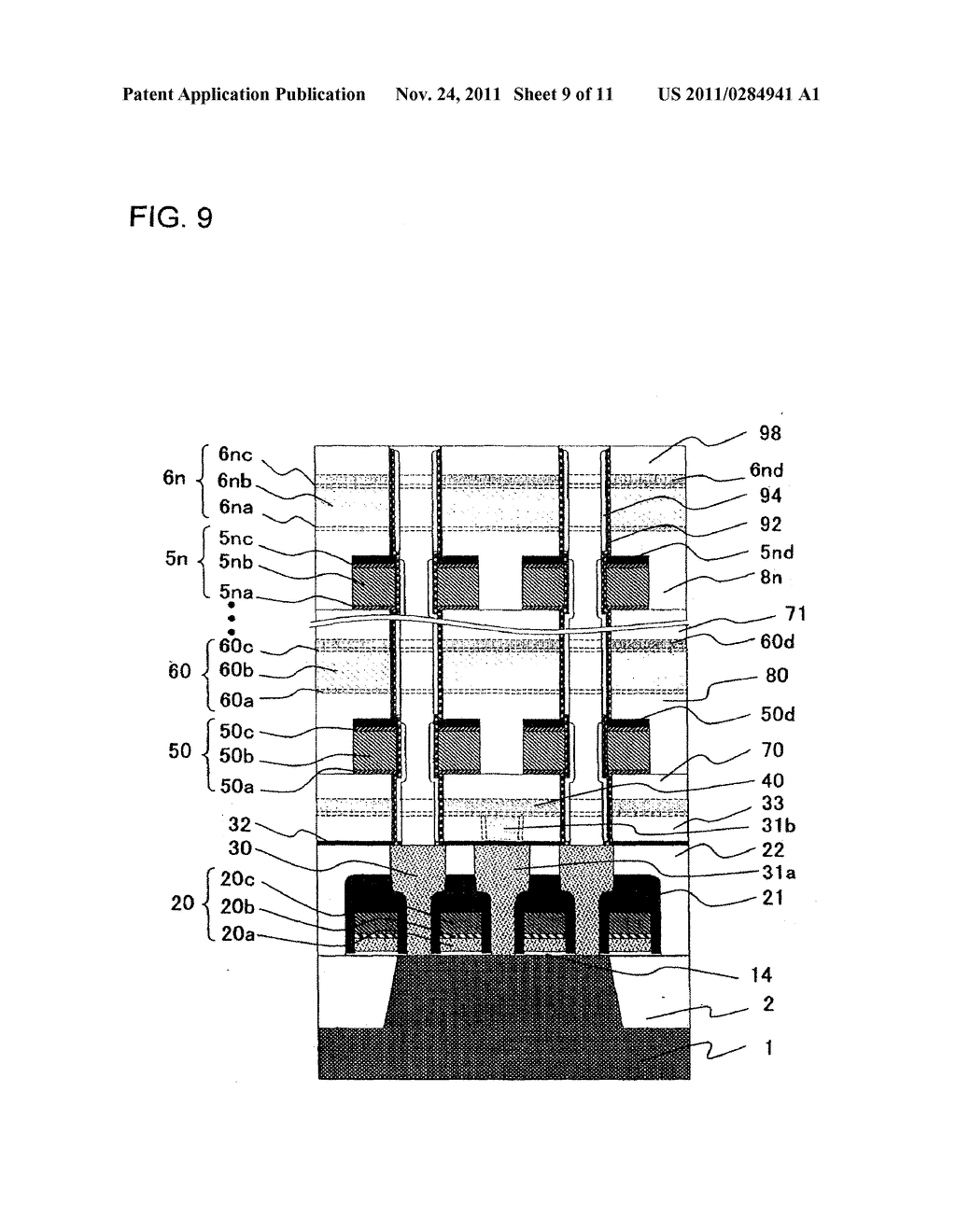 METHOD OF FABRICATING A SEMICONDUCTOR DEVICE - diagram, schematic, and image 10