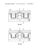 FIELD EFFECT TRANSISTOR WITH TRENCH FILLED WITH INSULATING MATERIAL AND     STRIPS OF SEMI-INSULATING MATERIAL ALONG TRENCH SIDEWALLS diagram and image