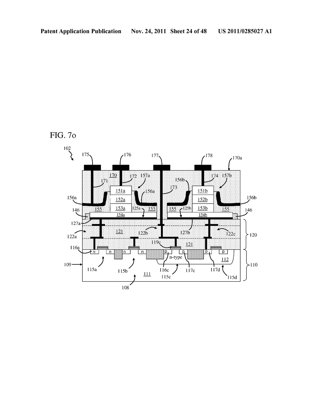 SEMICONDUCTOR CIRCUIT STRUCTURE AND METHOD OF FORMING THE SAME USING A     CAPPING LAYER - diagram, schematic, and image 25