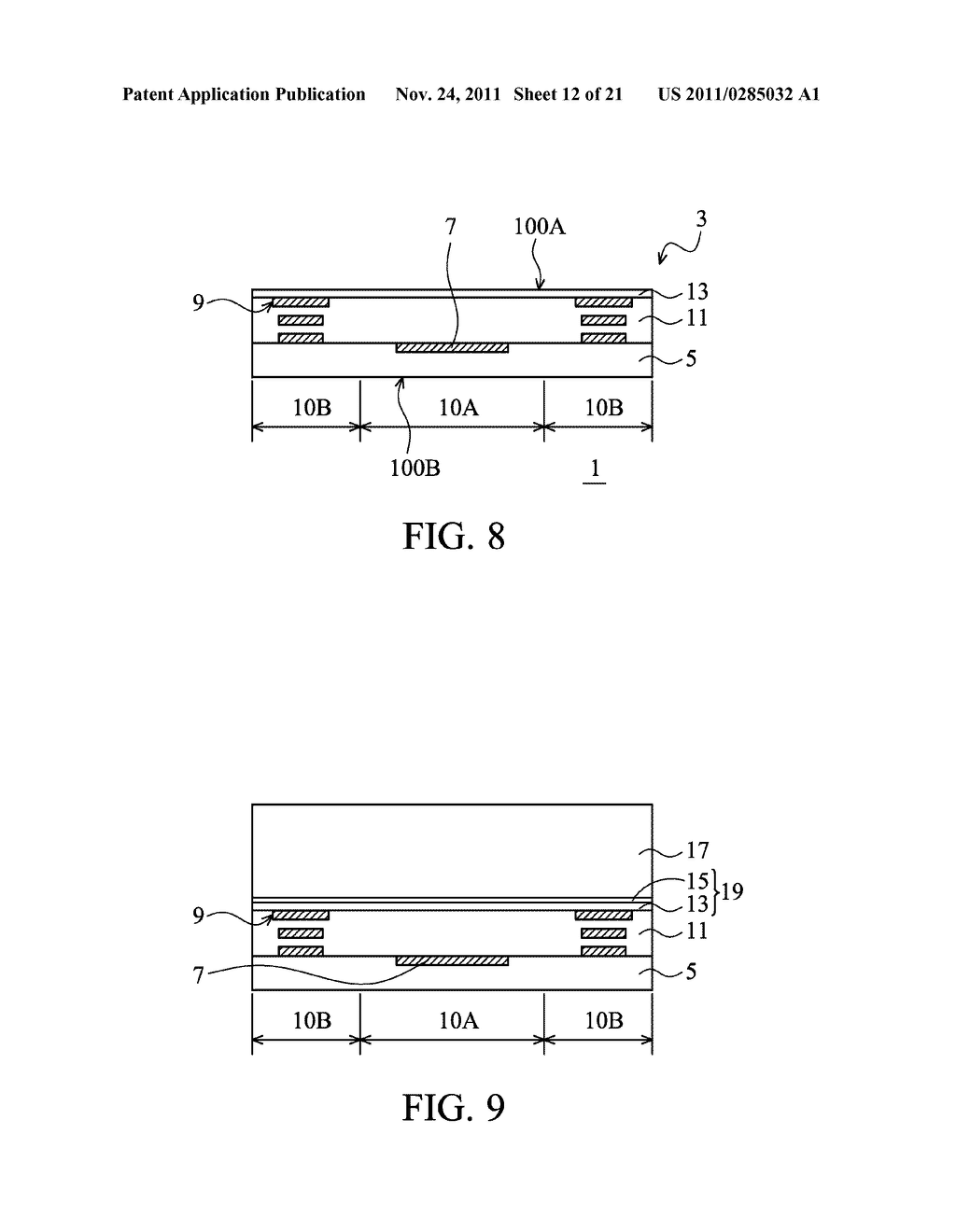 CHIP PACKAGE AND METHOD FOR FORMING THE SAME - diagram, schematic, and image 13