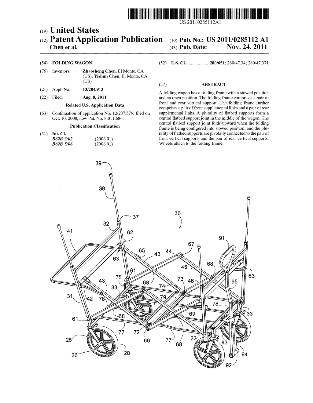 FOLDING WAGON - diagram, schematic, and image 01