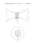 Windflow modification into electricity-generating wind turbines diagram and image