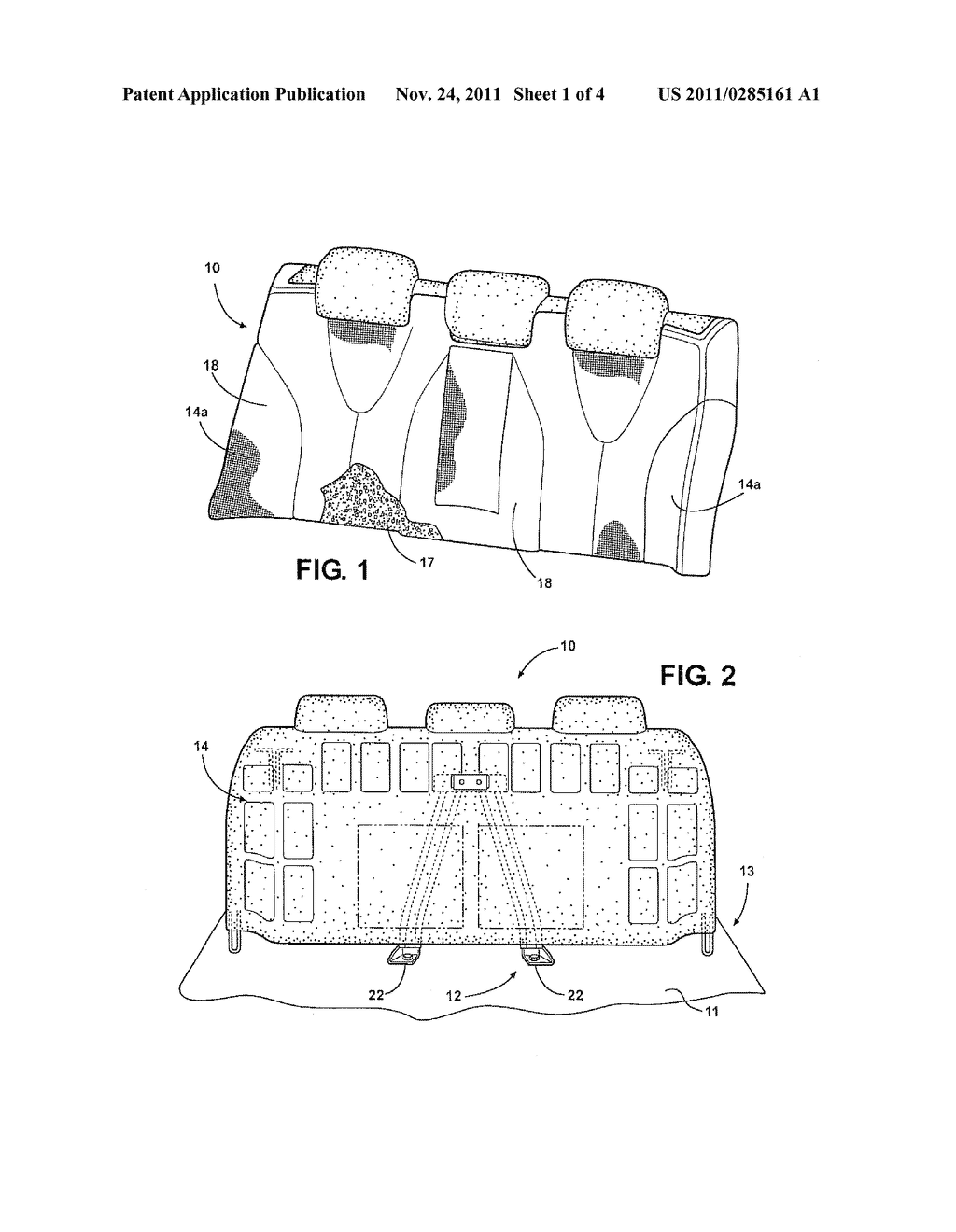 SEAT BACK ASSEMBLY WITH INTEGRAL REINFORCEMENT STRUCTURE - diagram, schematic, and image 02