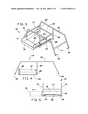 RACK WITH RETRACTABLE DRAWERS FOR THE BED OF A PICK-UP TRUCK diagram and image