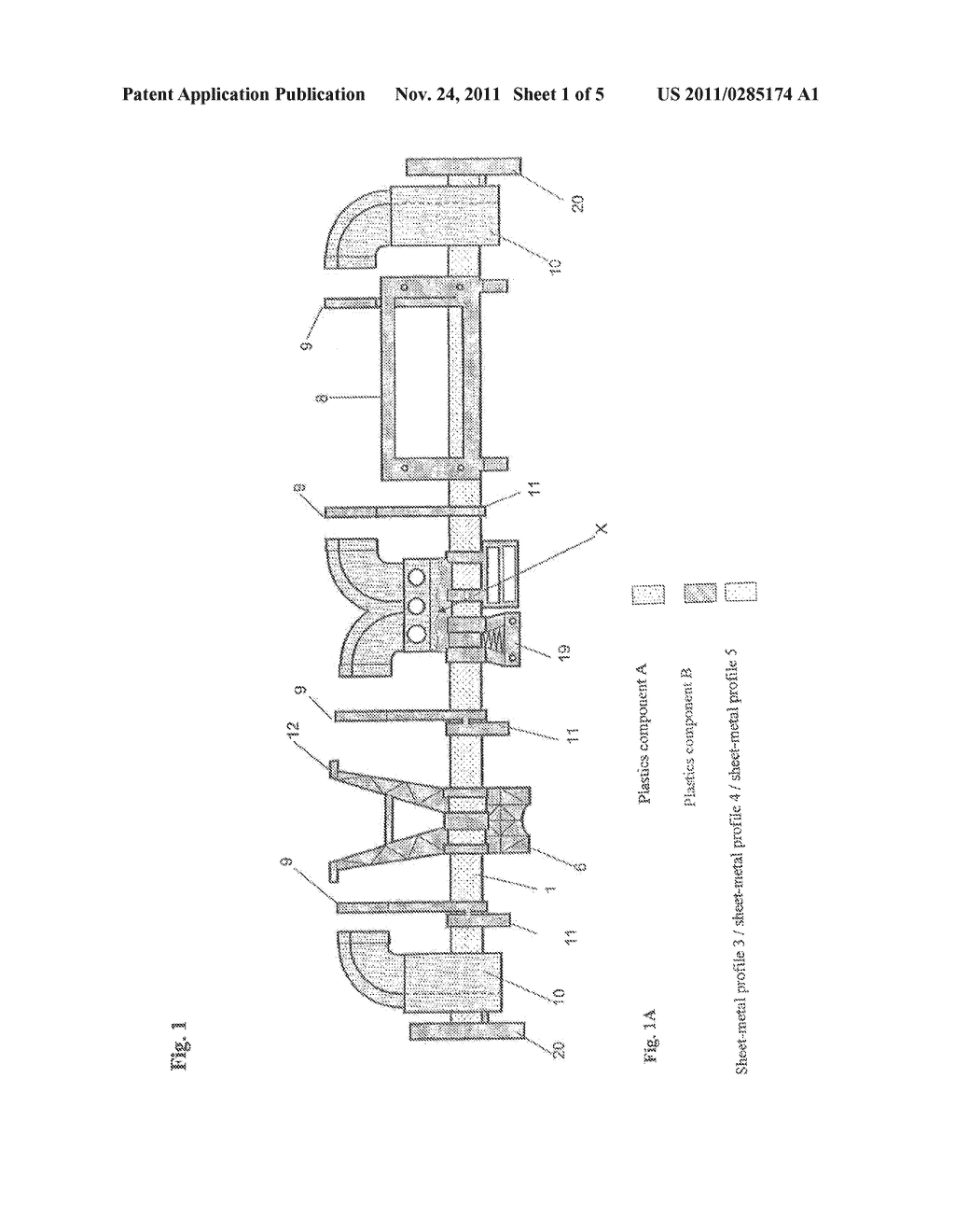 Transverse-member module for a motor-vehicle - diagram, schematic, and image 02