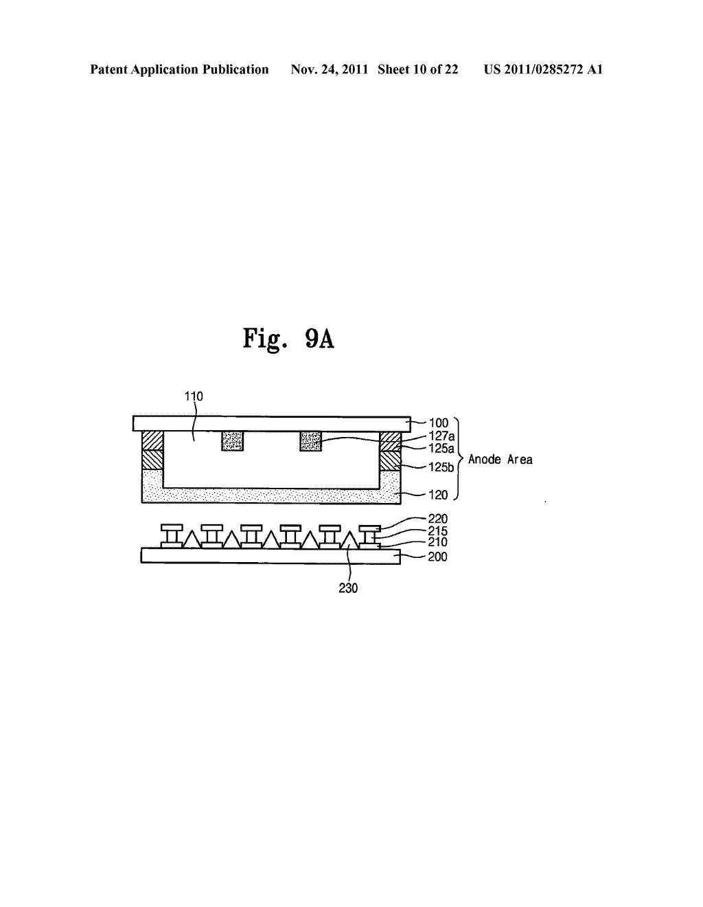 FIELD EMISSION DISPLAY DEVICE - diagram, schematic, and image 11