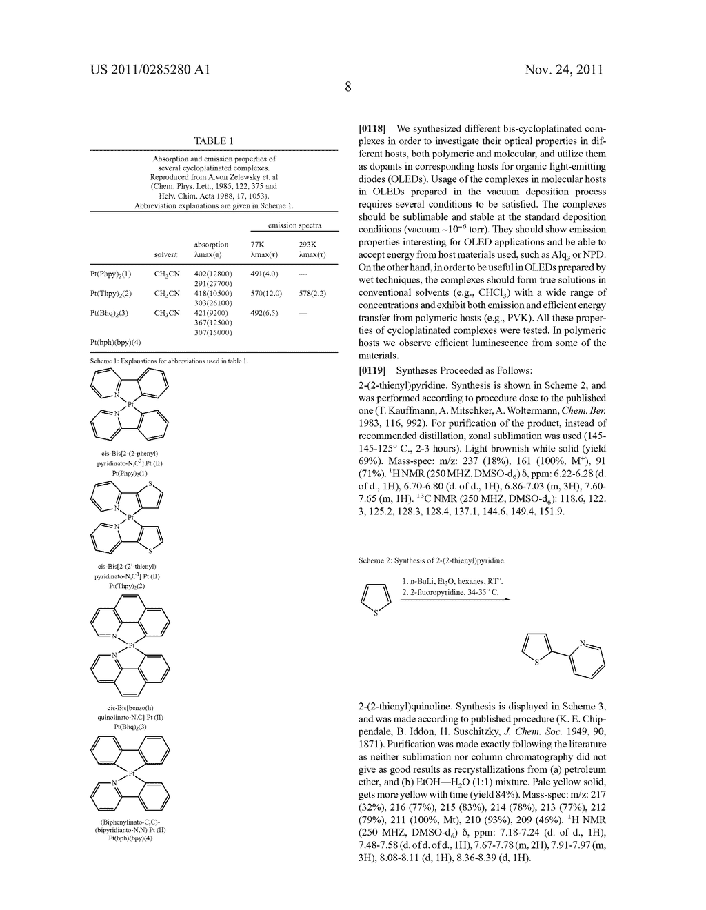 ORGANOMETALLIC COMPLEXES AS PHOSPHORESCENT EMITTERS IN ORGANIC LEDS - diagram, schematic, and image 60