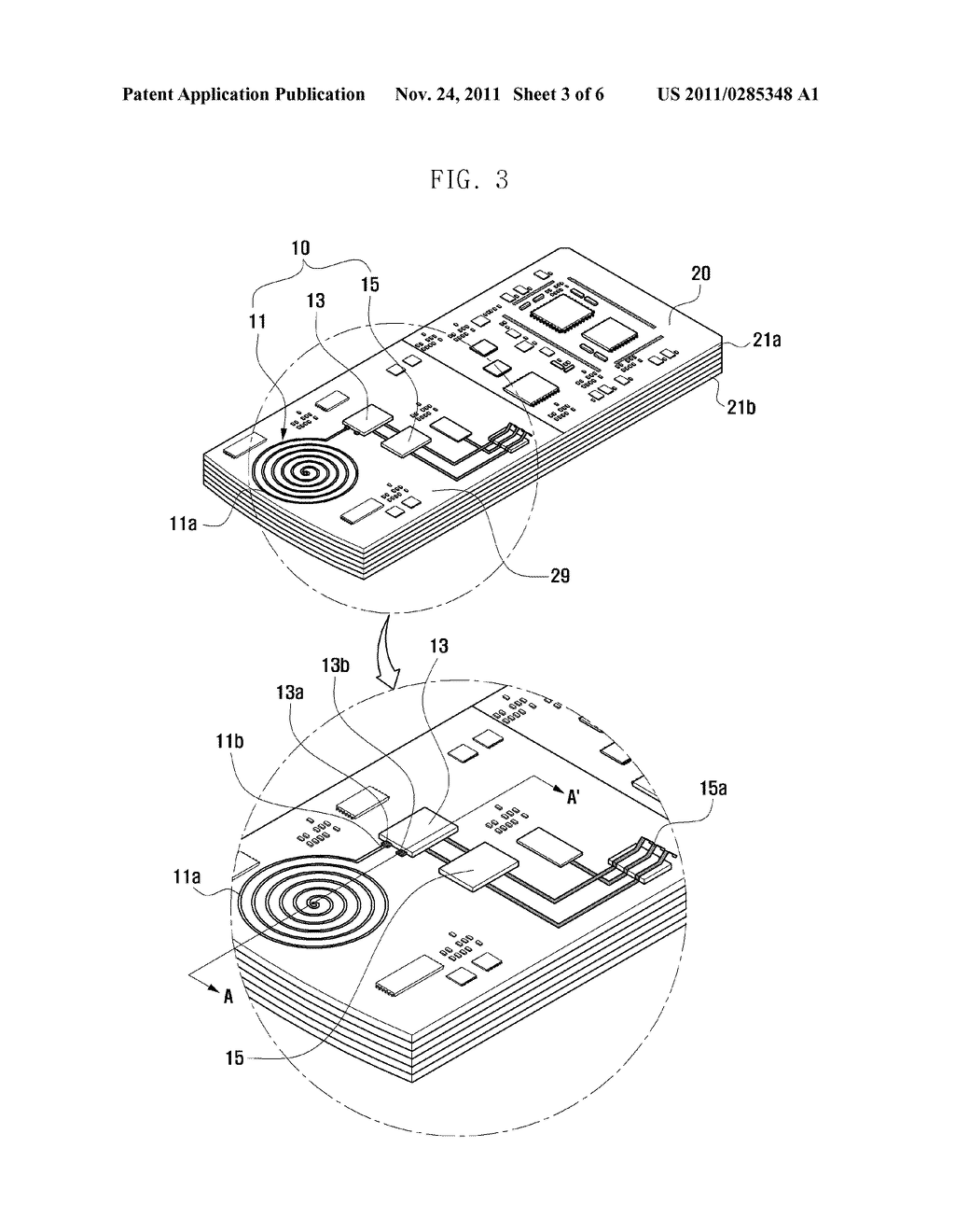 APPARATUS FOR CONTACTLESS CHARGING OF MOBILE TERMINAL - diagram, schematic, and image 04