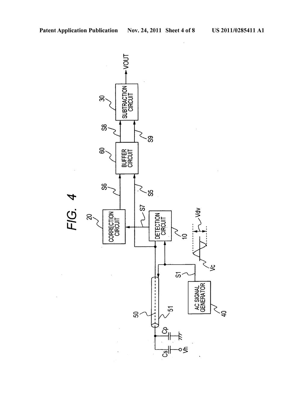 Impedance detecting circuit and impedance detection method - diagram, schematic, and image 05