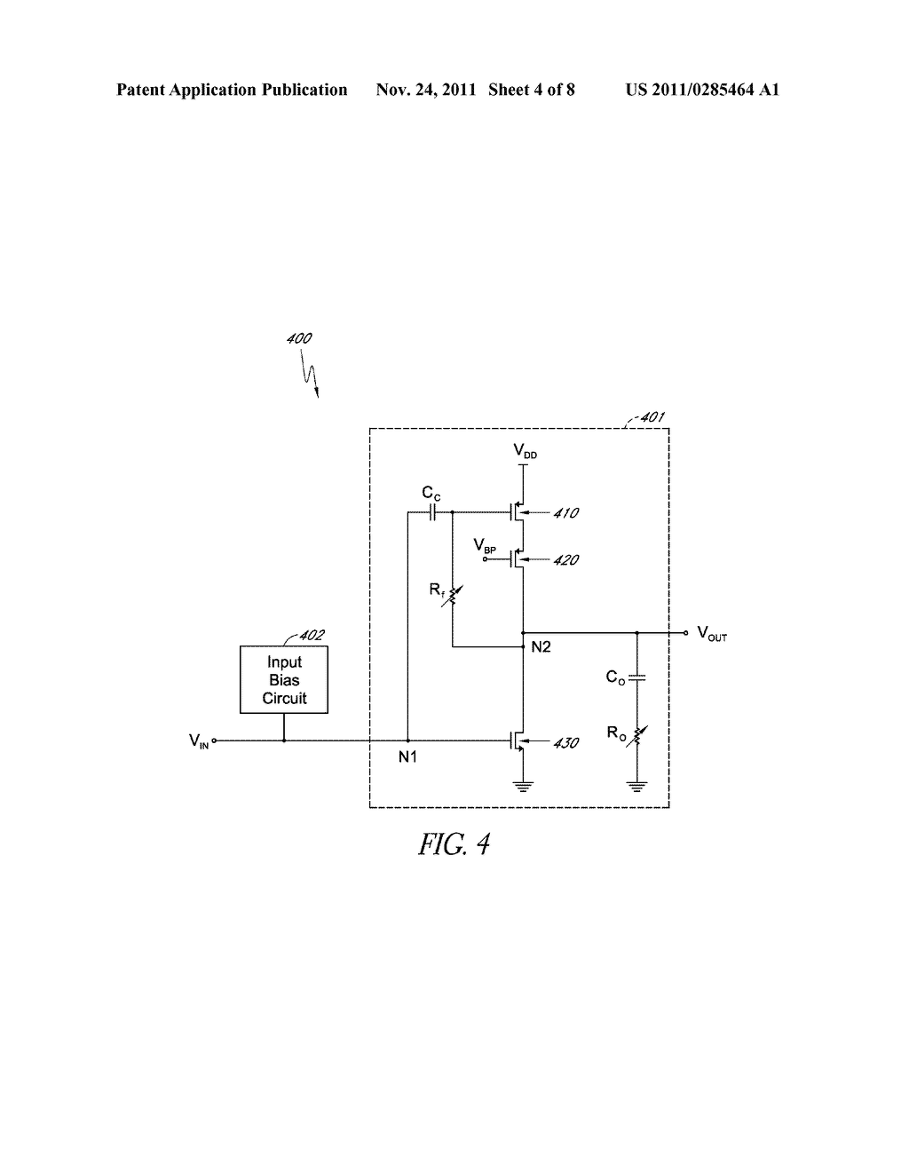 APPARATUS AND METHOD FOR LOW NOISE AMPLIFICATION - diagram, schematic, and image 05