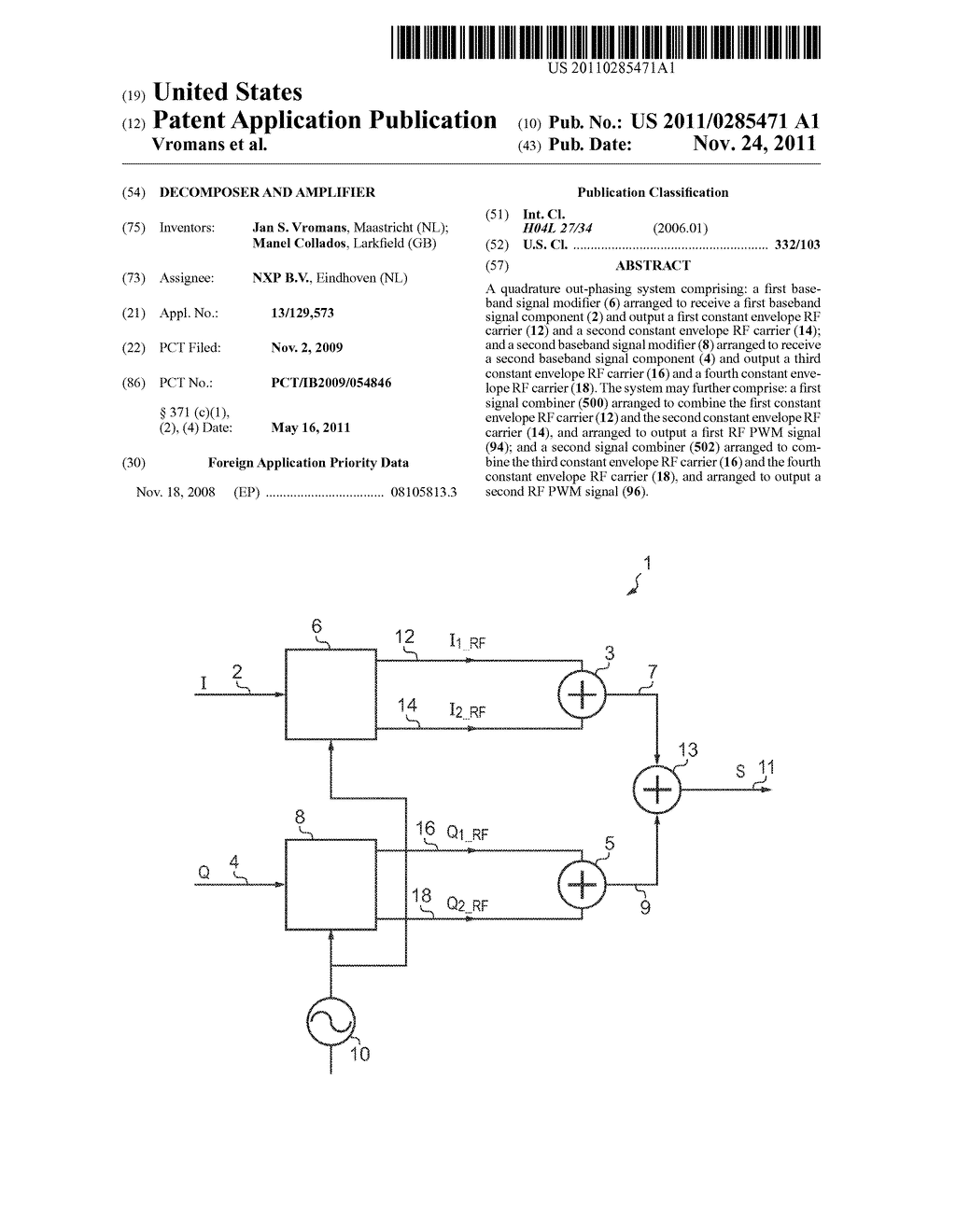 DECOMPOSER AND AMPLIFIER - diagram, schematic, and image 01