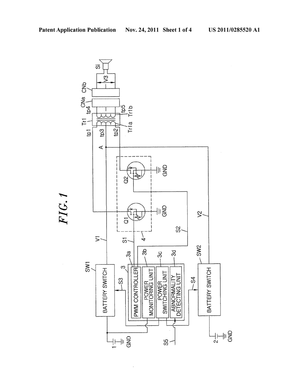 VEHICLE BURGLAR ALARM CIRCUIT - diagram, schematic, and image 02