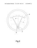 POINTER- TYPE ALARM MARK STRUCTURE OF A MICRO-DIFFERENTIAL PRESSURE GAUGE diagram and image