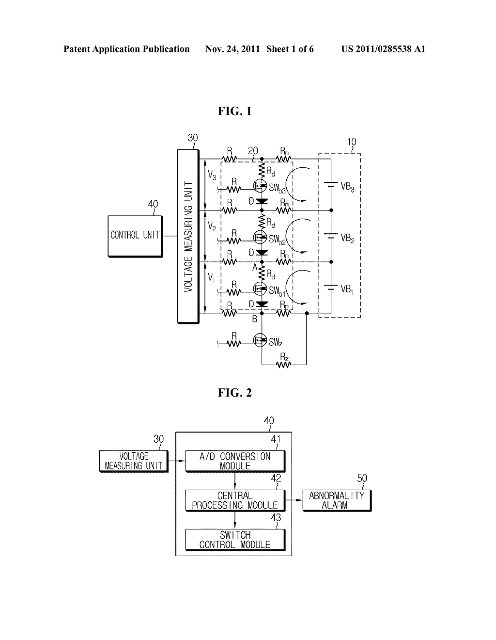 APPARATUS AND METHOD FOR DIAGNOSING ABNORMALITY IN CELL BALANCING CIRCUIT - diagram, schematic, and image 02