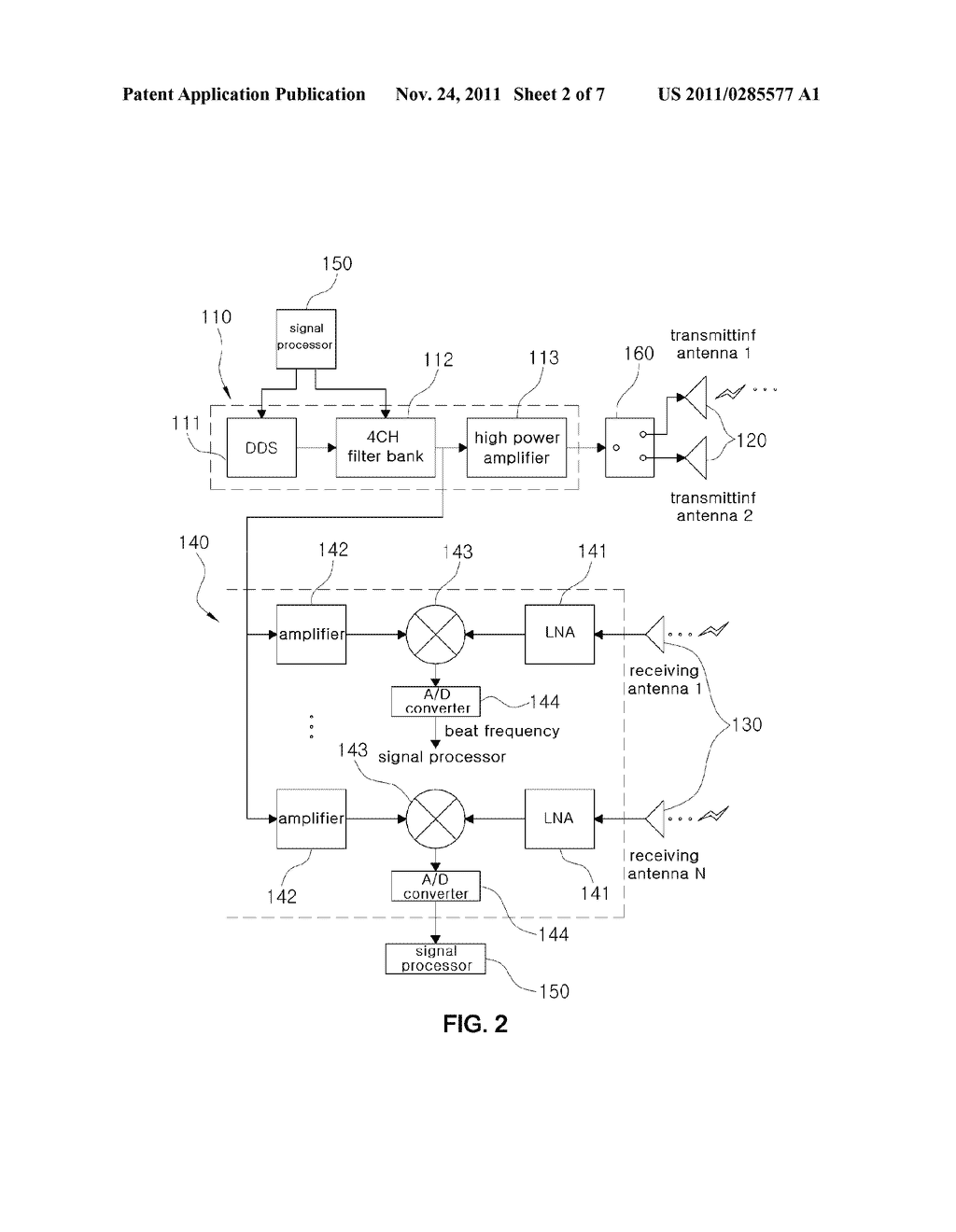 FORWARD-LOOKING 3D IMAGING RADAR AND METHOD FOR ACQUIRING 3D IMAGES USING     THE SAME - diagram, schematic, and image 03