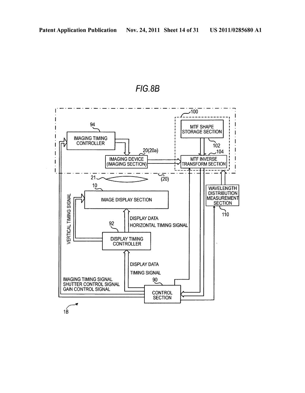 Image display device, electronic apparatus, image display system, method     of acquiring method, and program - diagram, schematic, and image 15