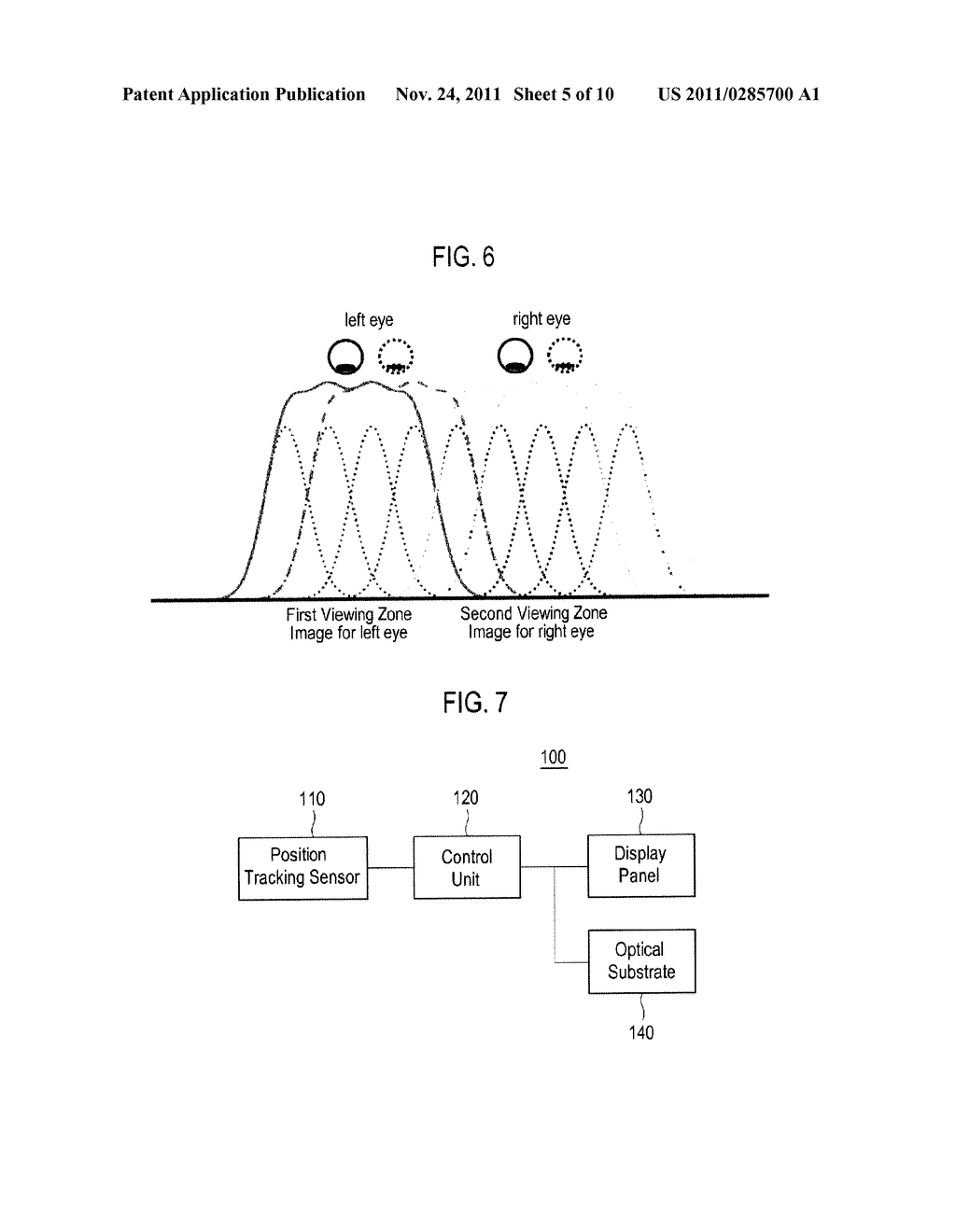 DEVICE FOR THREE-DIMENSIONAL IMAGE DISPLAY USING VIEWING ZONE ENLARGEMENT - diagram, schematic, and image 06